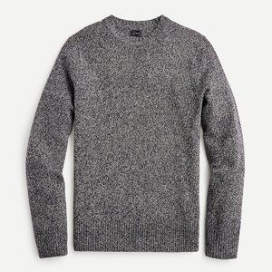 J. Crew Rugged Merino Wool Marled Crewneck Sweater Size Large